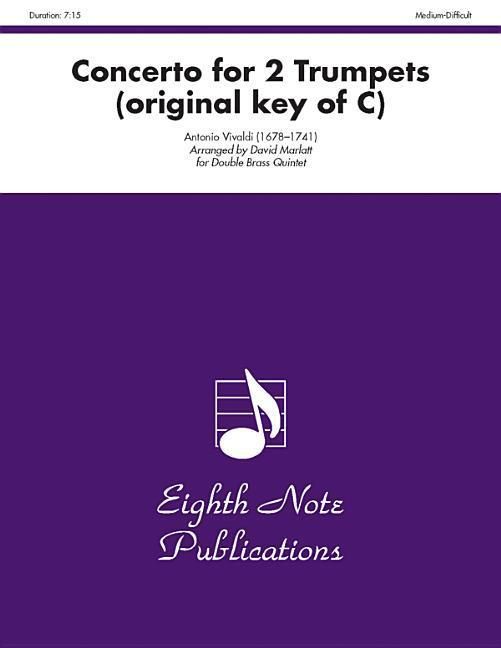 Produktbild: Vivaldi, A: Concerto for 2 Trumpets (Original Key of C)