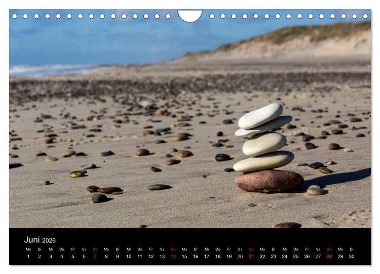 Produktbild: D&auml;nemark - Umgebung von Hvide Sande (Wandkalender 2026 DIN A4 quer), CALVENDO Monatskalender