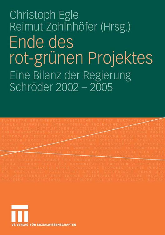 Produktbild: Ende des rot-gr&uuml;nen Projekts