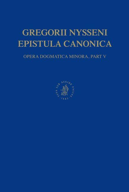 Produktbild: Gregorii Nysseni Epistula Canonica