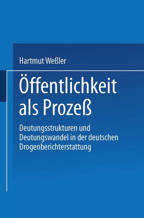 Produktbild: &Ouml;ffentlichkeit als Proze&szlig;