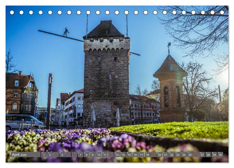 Produktbild: Historisches Esslingen am Neckar 2026 (Tischkalender 2026 DIN A5 quer), CALVENDO Monatskalender