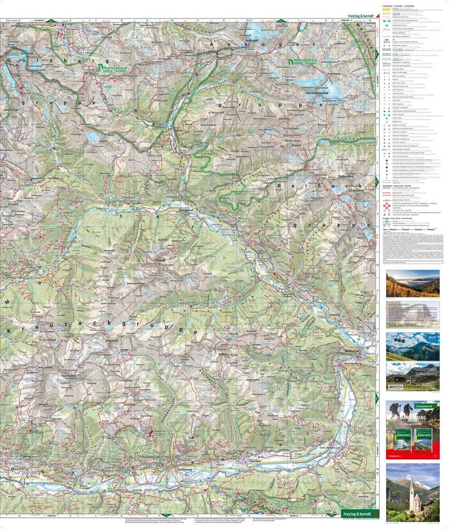Produktbild: Freytag & berndt Wanderkarte WK 225 M&ouml;lltal, Kreuzeckgruppe - Drautal 1:50.000