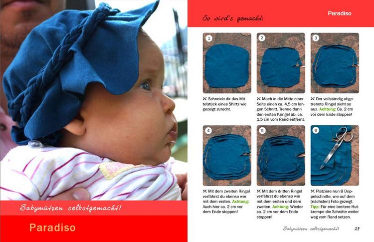 Produktbild: Babym&uuml;tzen selbstgemacht! 10 niedliche Modelle in je 10 Minuten, ganz einfach ohne N&auml;hen