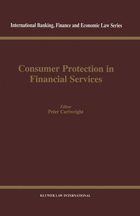 Produktbild: Consumer Protection in Financial Services