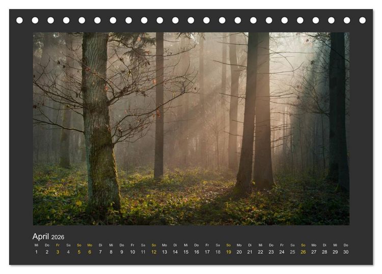 Produktbild: Poesie der Natur (Tischkalender 2026 DIN A5 quer), CALVENDO Monatskalender