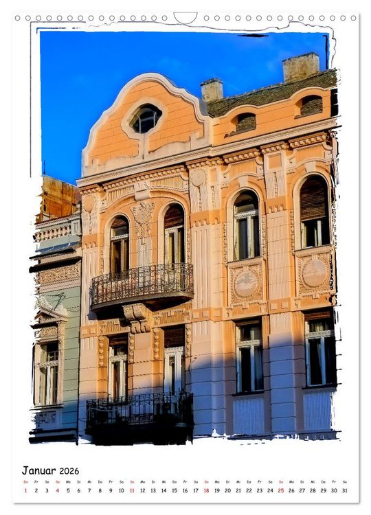 Produktbild: Novi Sad entdecken (Wandkalender 2026 DIN A3 hoch), CALVENDO Monatskalender