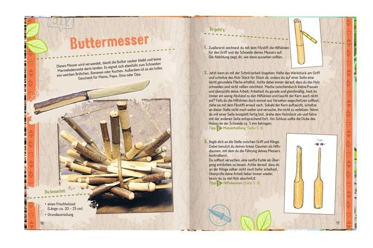 Schnitzen mit dem Taschenmesser