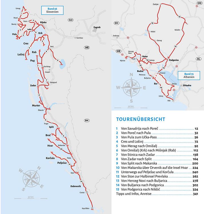 Produktbild: Entdeckertouren mit dem Wohnmobil Kroatien und Montenegro