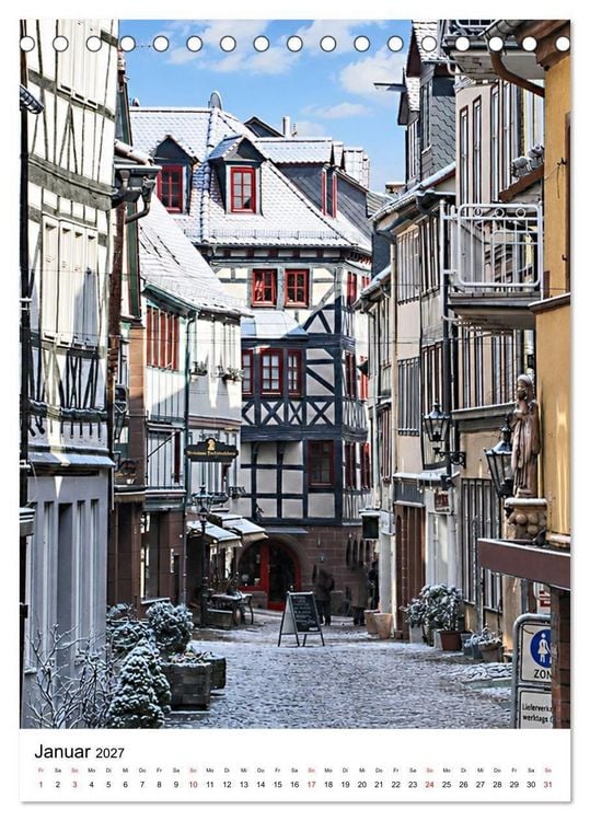 Produktbild: Gelnhausen Stadt vertikal (Tischkalender 2027 DIN A5 hoch), CALVENDO Monatskalender
