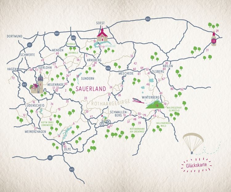 Produktbild: Glücksorte im Sauerland