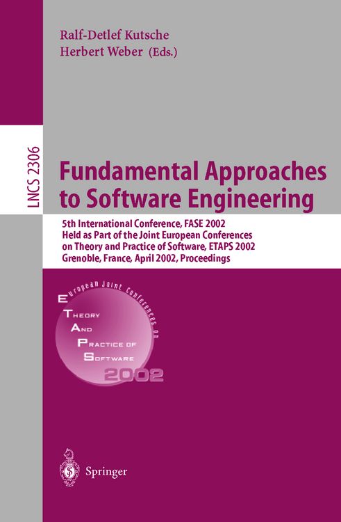 Produktbild: Fundamental Approaches to Software Engineering