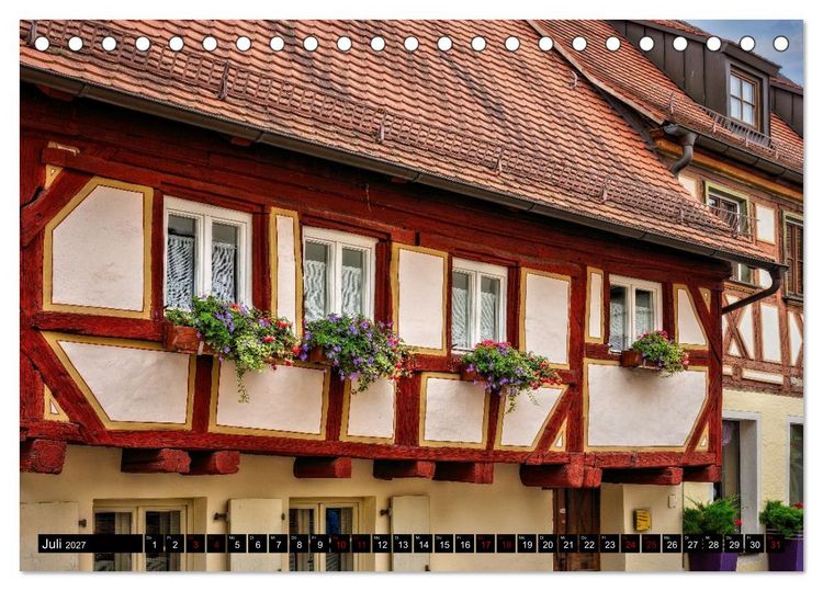 Produktbild: Impressionen der Altstadt Herzogenaurach (Tischkalender 2027 DIN A5 quer), CALVENDO Monatskalender
