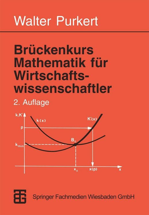 Produktbild: Br&uuml;ckenkurs Mathematik f&uuml;r Wirtschaftswissenschaftler