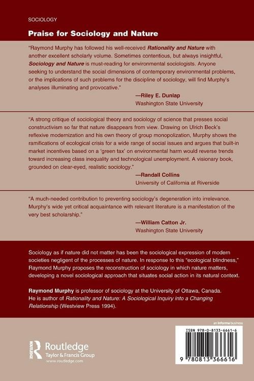 Produktbild: Sociology And Nature