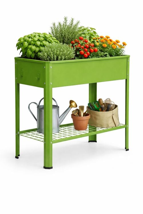 Produktbild: Metall Beet Pflanzkasten Hochbeet 80x35 Balora XL