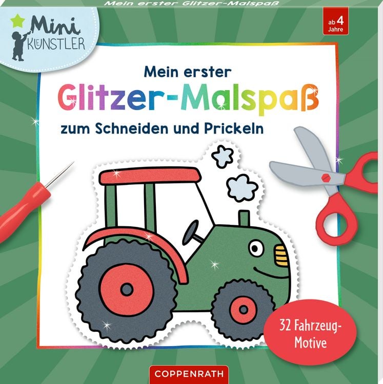 Produktbild: Mein erster Glitzer-Malspaß zum Schneiden und Prickeln