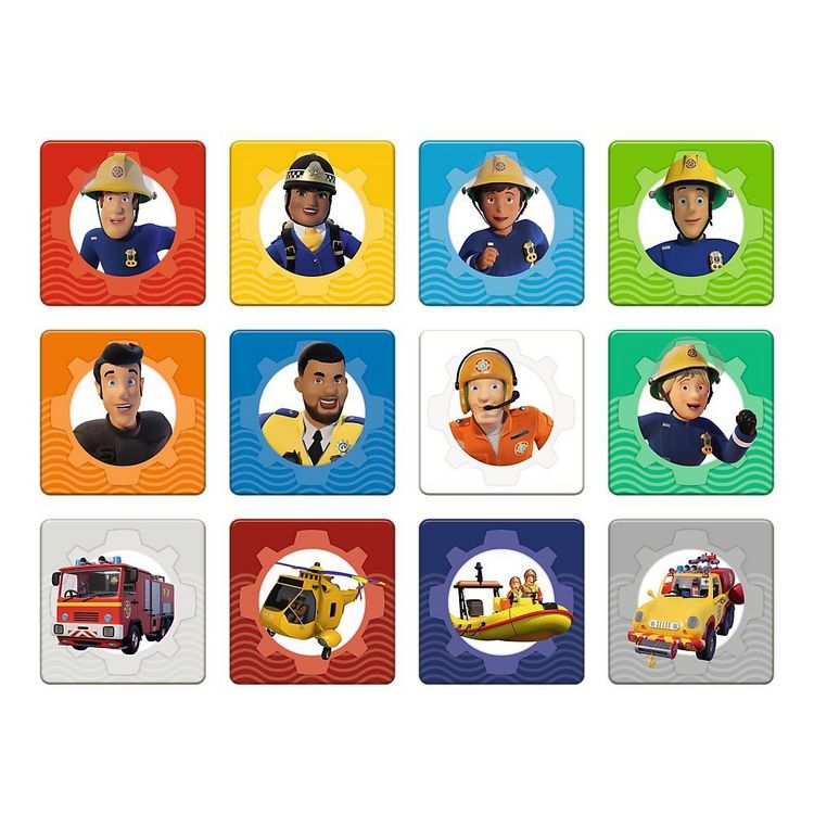 Produktbild: 2 in 1 Puzzles + Memos Feuerwehrmann Sam