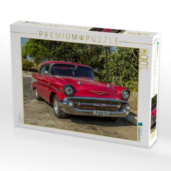 Produktbild: CALVENDO Puzzle Chevrolet Bel Air | 1000 Teile Lege-Gr&ouml;&szlig;e 64x48cm Foto-Puzzle f&uuml;r gl&uuml;ckliche Stunden