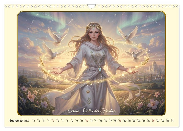 Produktbild: Griechische Gottheiten des Guten (Wandkalender 2027 DIN A3 quer), CALVENDO Monatskalender