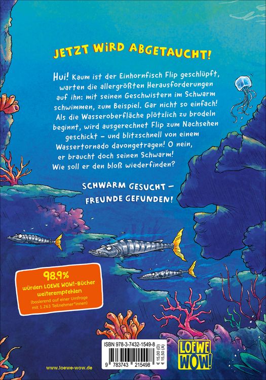 Produktbild: Flip, der Einhornfisch (Band 1) - Der coolste Schwarm der Welt