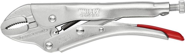 Produktbild: Knipex 41 04 180 Gripzange Halbrund 0 - 30mm 180mm