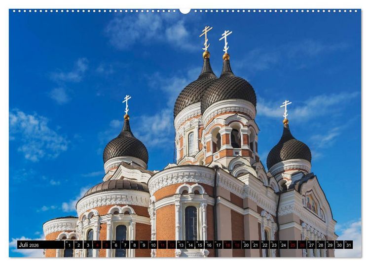 Produktbild: Ein Wochenende in Tallinn (hochwertiger Premium Wandkalender 2026 DIN A2 quer), Kunstdruck in Hochglanz