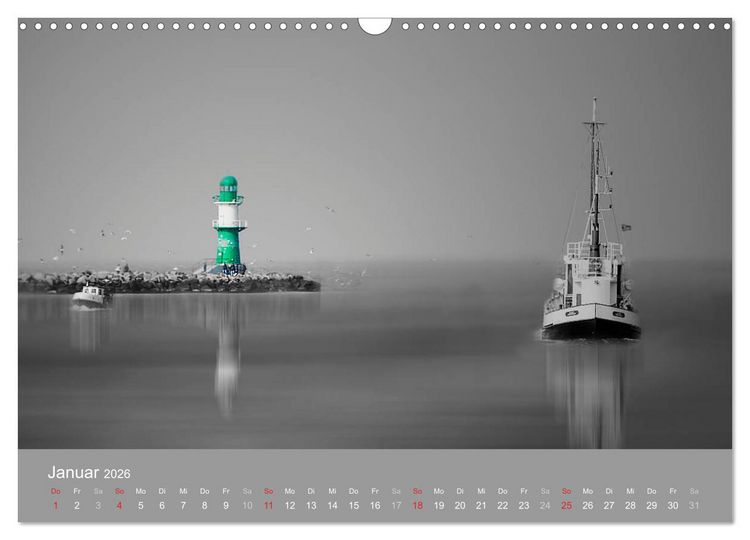 Produktbild: H&auml;fen der Ostsee (Wandkalender 2026 DIN A3 quer), CALVENDO Monatskalender