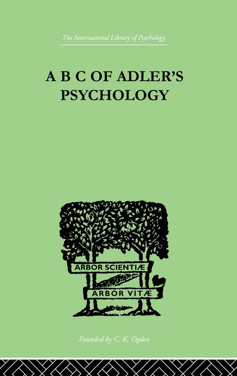Produktbild: A B C Of Adler'S Psychology
