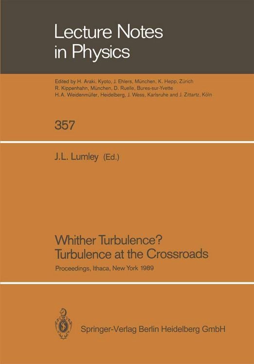 Produktbild: Whither Turbulence? Turbulence at the Crossroads