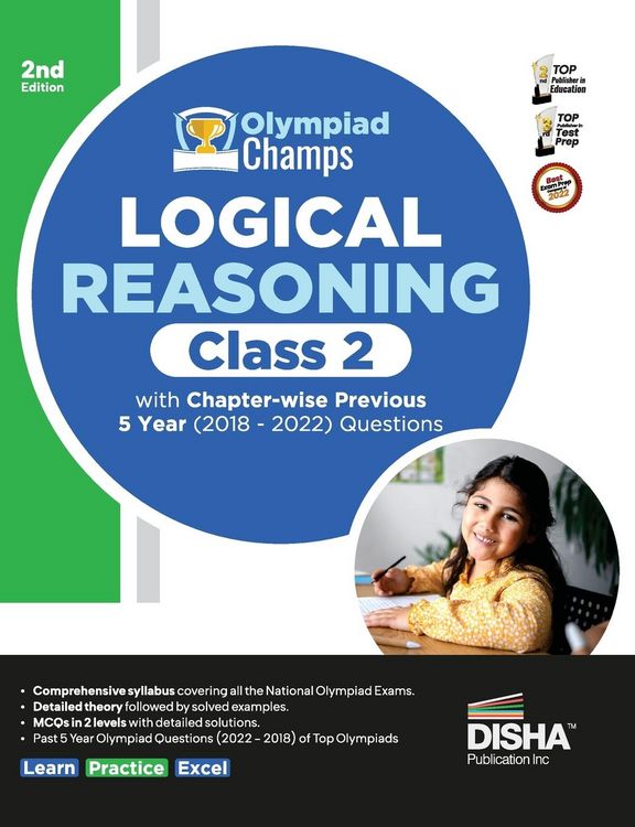 Produktbild: Olympiad Champs Logical Reasoning Class 2 with Chapter-wise Previous 5 Year (2018 - 2022) Questions 2nd Edition | Complete Prep Guide with Theory, PYQ