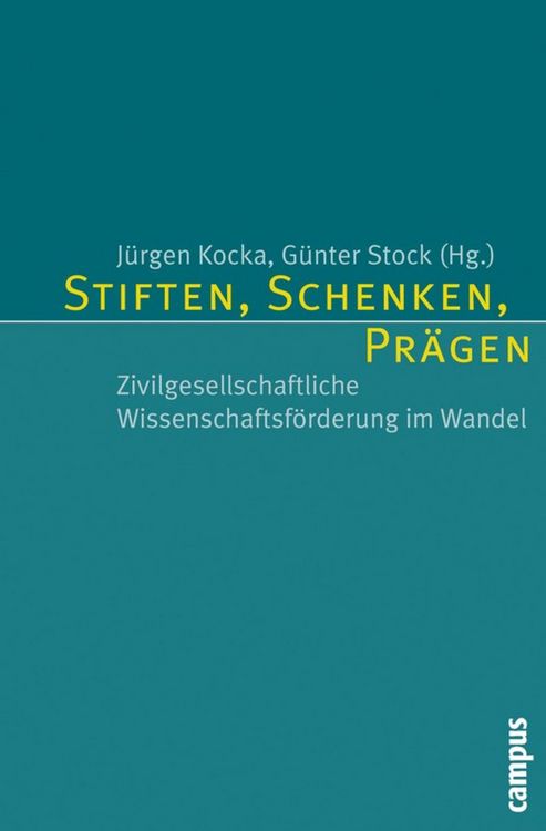 Produktbild: Stiften, Schenken, Pr&auml;gen