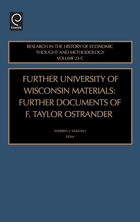 Produktbild: Further University of Wisconsin Materials