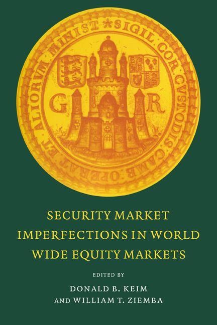 Produktbild: Security Market Imperfections in Worldwide Equity Markets