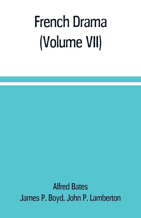 Produktbild: French Drama (Volume VII)