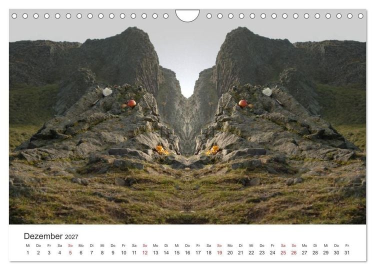 Produktbild: Spiegelwelten - Natur anders sehen (Wandkalender 2027 DIN A4 quer), CALVENDO Monatskalender