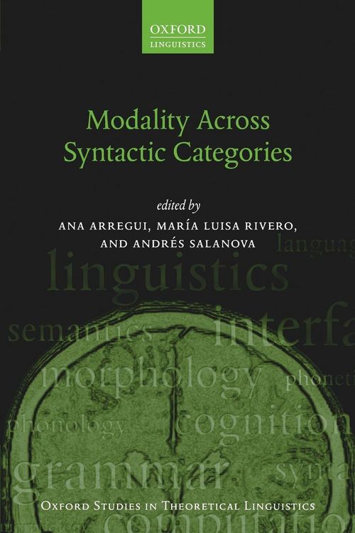 Produktbild: Modality Across Syntactic Categories