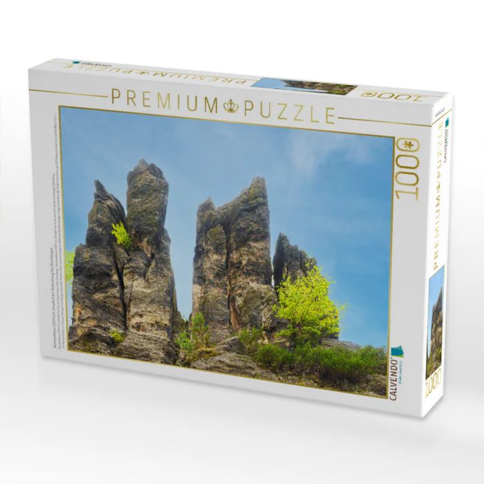 Produktbild: CALVENDO Puzzle Nonnenfelsen (537m) in Jonsdorf am Südosthang des Buchberges. | 1000 Teile Lege-Größe 64x48cm Foto-Puzzle für glückliche Stunden