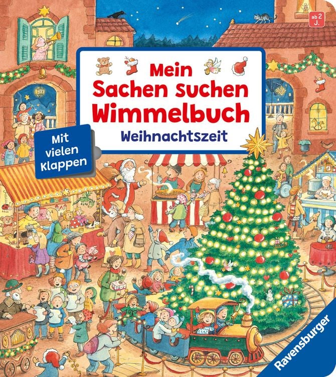 Produktbild: Mein Sachen suchen Wimmelbuch: Weihnachtszeit