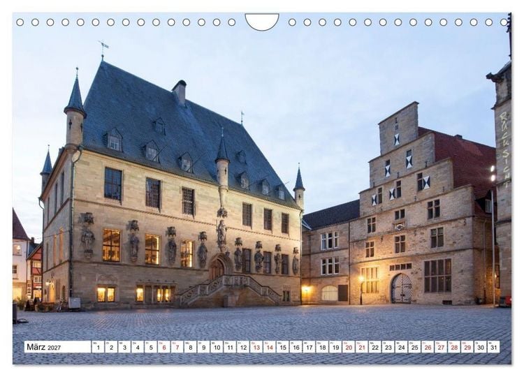 Produktbild: Osnabr&uuml;ck - Momente einer Reise (Wandkalender 2027 DIN A4 quer), CALVENDO Monatskalender