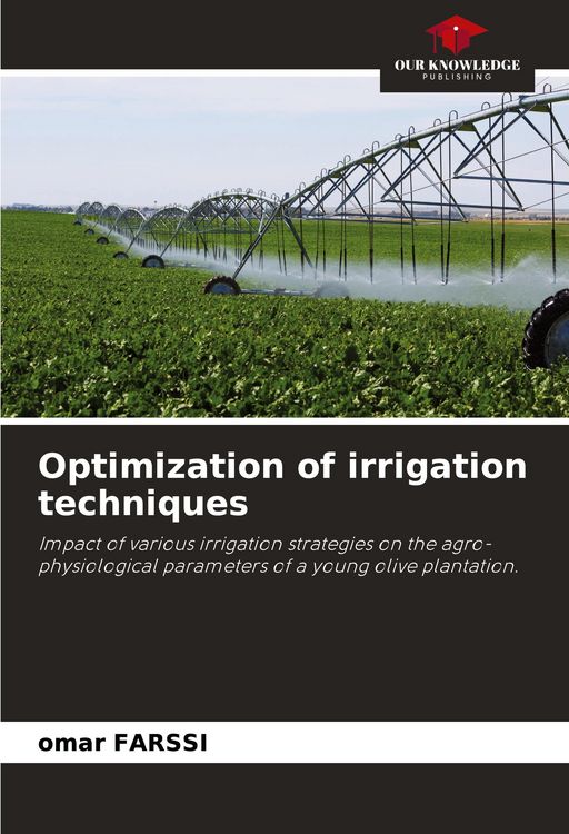 Produktbild: Optimization of irrigation techniques