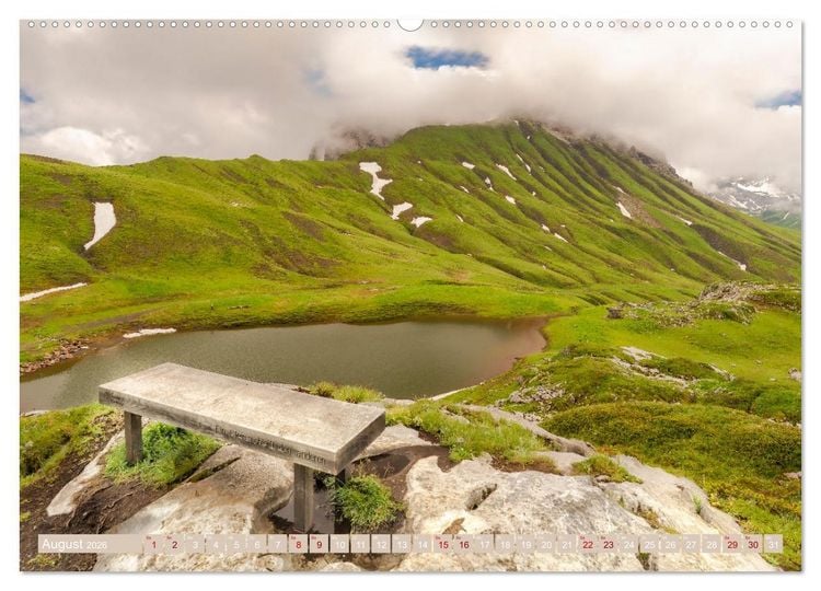 Produktbild: Lech - magic Arlberg (hochwertiger Premium Wandkalender 2026 DIN A2 quer), Kunstdruck in Hochglanz