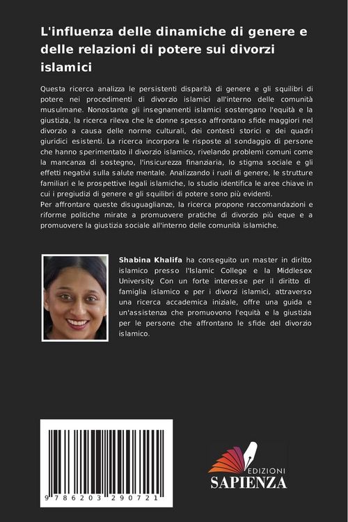 Produktbild: L'influenza delle dinamiche di genere e delle relazioni di potere sui divorzi islamici