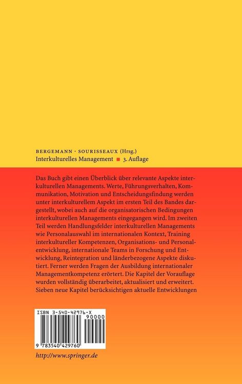 Produktbild: Interkulturelles Management