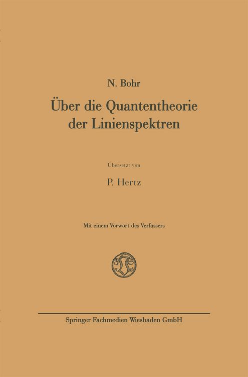 Produktbild: &Uuml;ber die Quantentheorie der Linienspektren