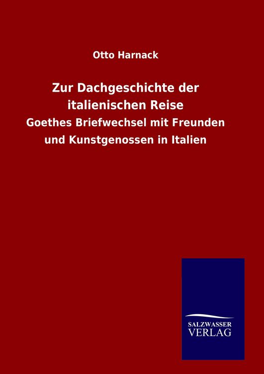 Produktbild: Zur Dachgeschichte der italienischen Reise