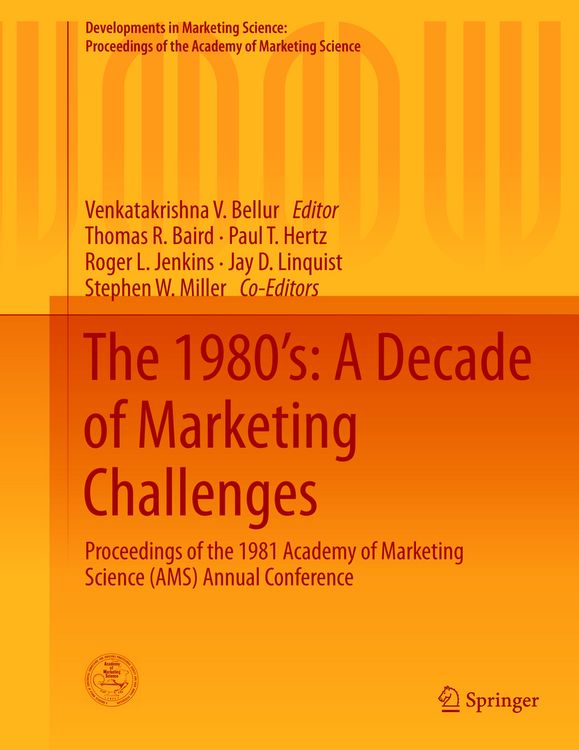 Produktbild: The 1980&rsquo;s: A Decade of Marketing Challenges