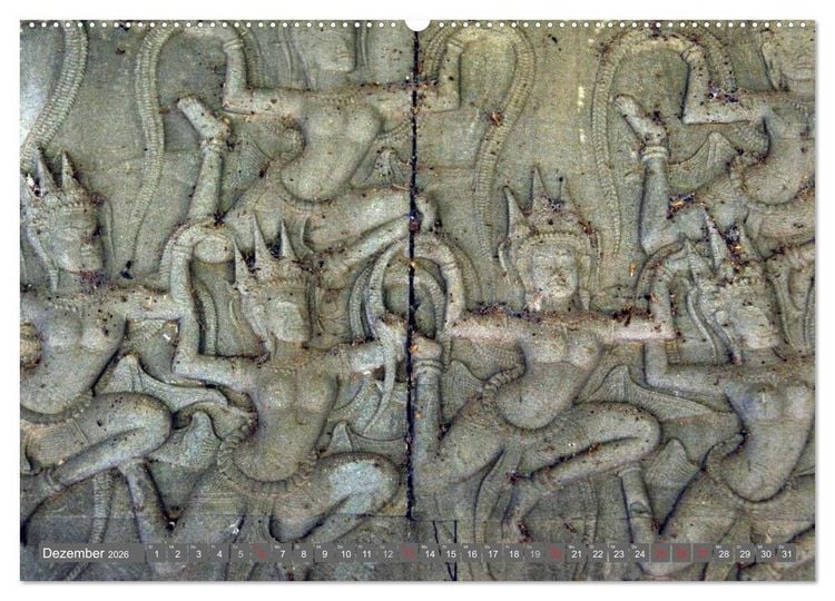 Produktbild: Kambodscha &bull; Angkor Wat (hochwertiger Premium Wandkalender 2026 DIN A2 quer), Kunstdruck in Hochglanz