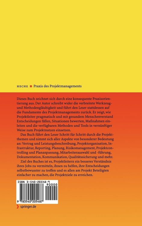 Produktbild: Praxis des Projektmanagements