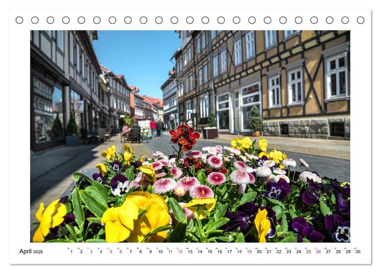 Produktbild: Wernigerode - Die Fachwerkstadt im Harz (Tischkalender 2026 DIN A5 quer), CALVENDO Monatskalender